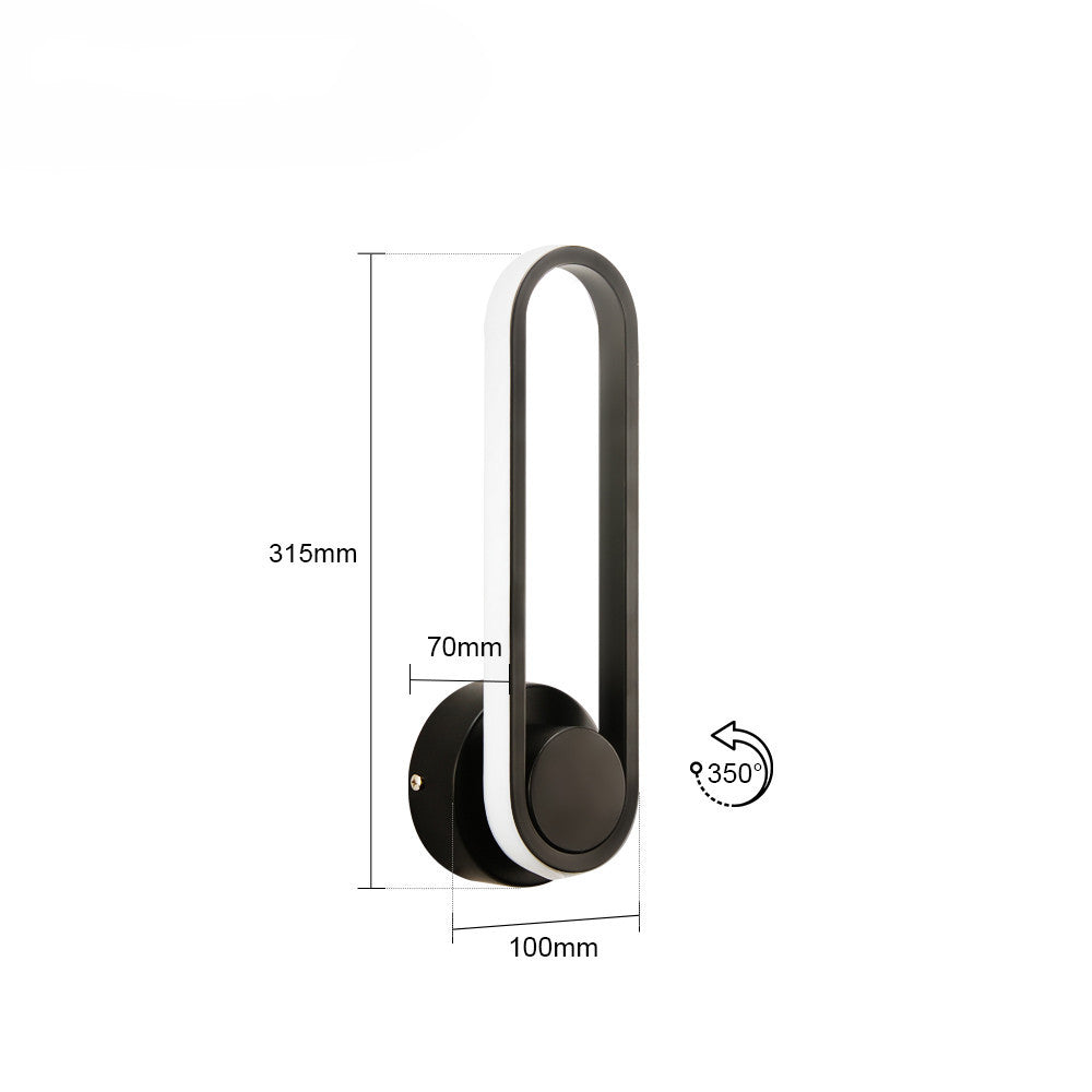 LumoWave™ Modern Sculptural LED Wall Light