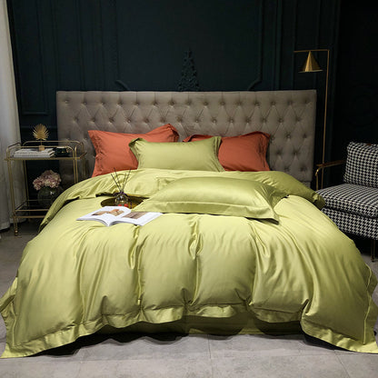 Imperial Elegance – 4-Piece Satin Touch Bedding Set