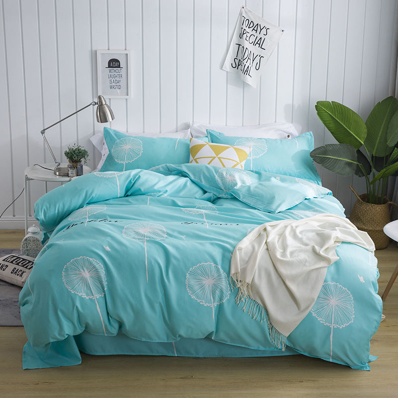Soft Aloe Cotton Bed Sheet – Dormitory & Home Comfort