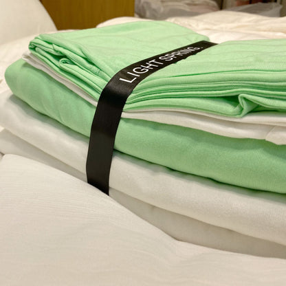 Pure Cotton Knitted Bedding Set – Soft, Breathable Australian Cotton (3 or 4 Pieces)
