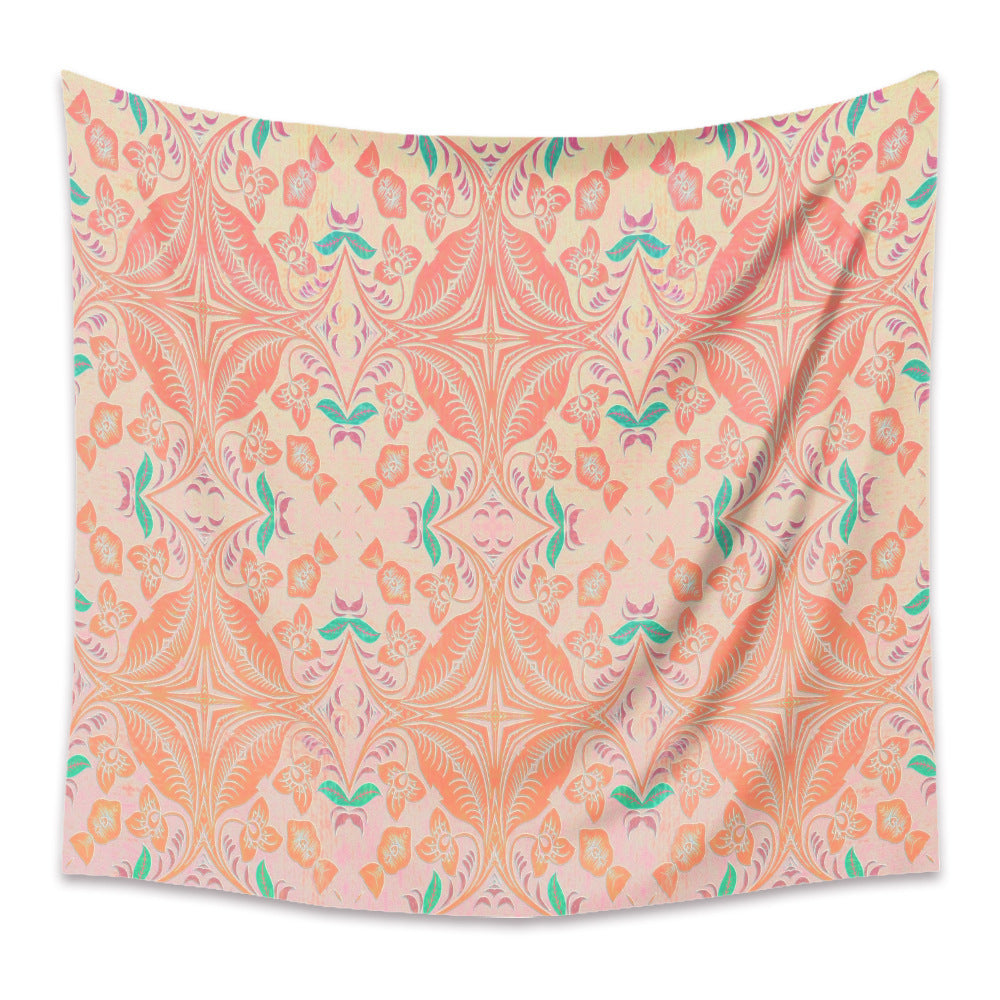 Boho Mandala Wall Tapestry – Rectangular Polyester Hanging Art