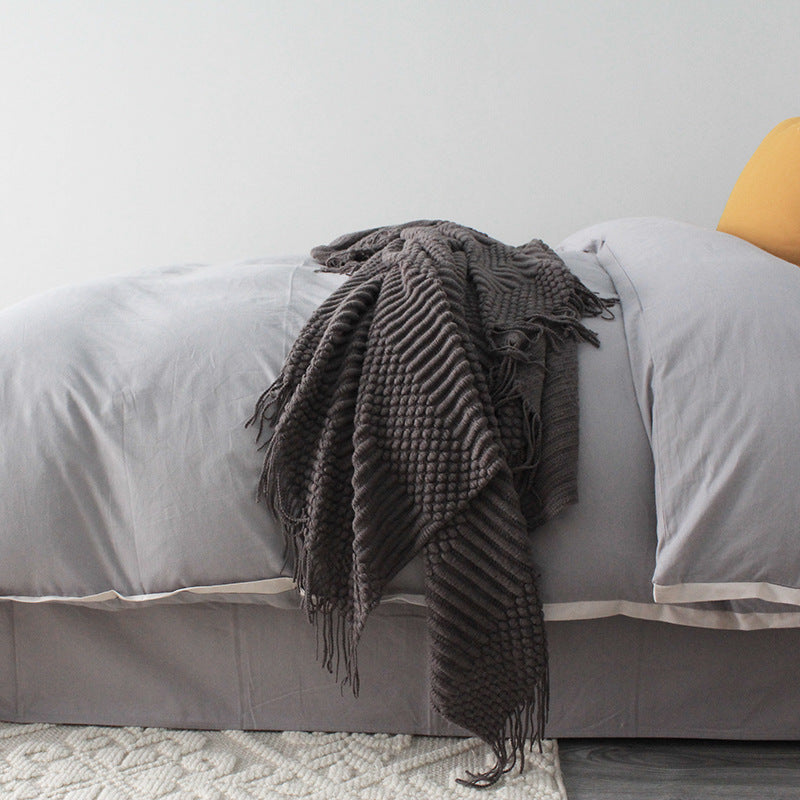 CozyWaffle Textured Throw