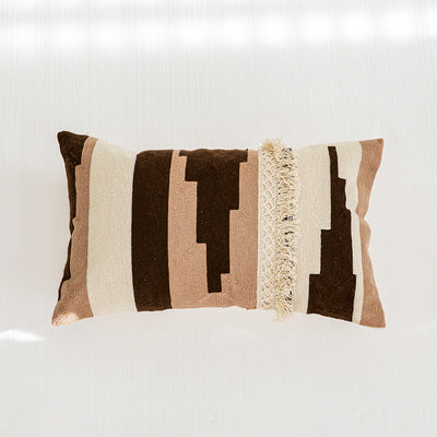 Handwoven Boho Stripe Pillow Cover Collection