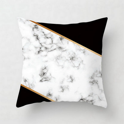 Nordic Luxe Geometric Cushion Cover