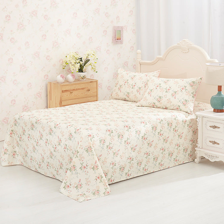 Blossom Breeze – 100% Cotton Floral Printed Sheet Set