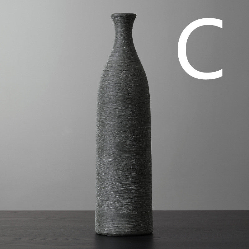 Solaro Ceramic Vases – Minimalist Tall Silhouettes