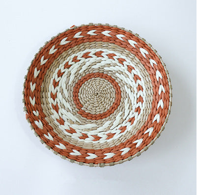 Boho Woven Wall Art Set- Handmade Rattan & Macrame Decor