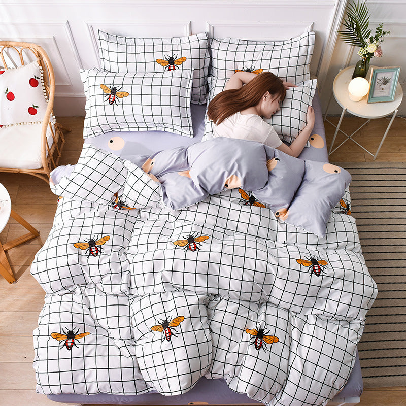 Aloe Cotton Quilted Bedding Set – 3 or 4 Pieces
