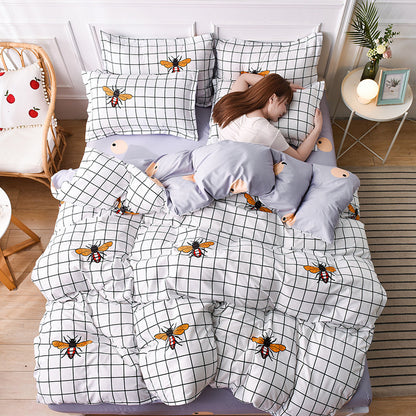 Aloe Cotton Quilted Bedding Set – 3 or 4 Pieces
