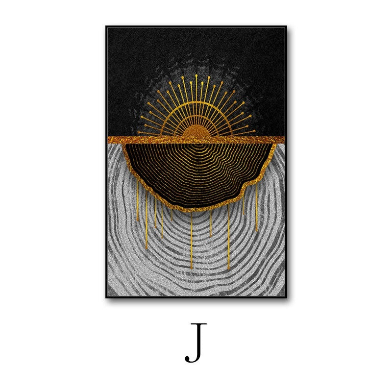 NovaForm™ Abstract Wall Art – Modern Canvas Painting with Aluminum Frame