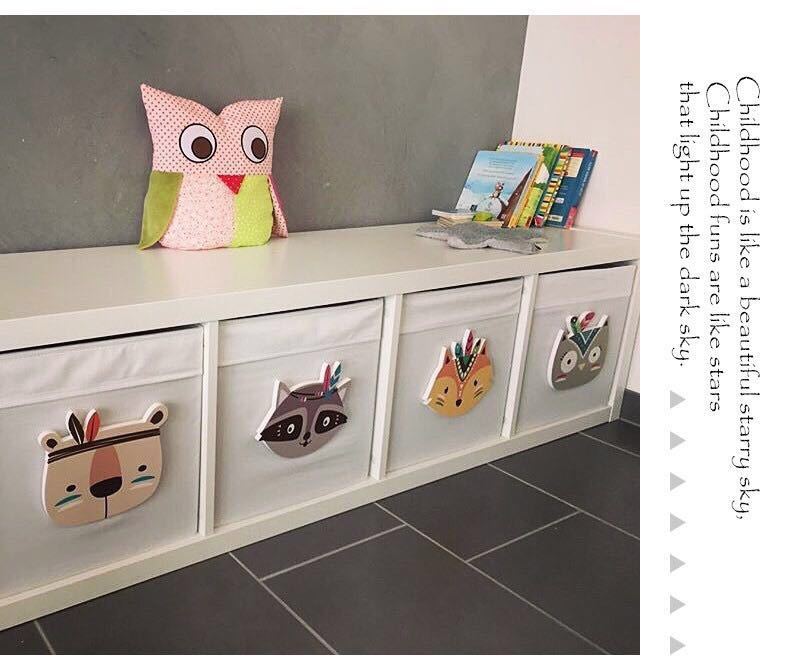 Whimsical Animal Wall Décor – Soft Cotton Heads for Kids' Rooms