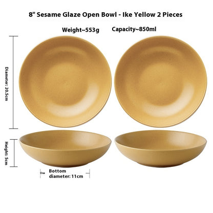 Pastel Haze Large Bowel-Minimalist Ceramic Tableware