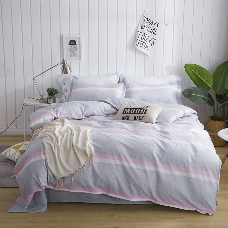 Soft Aloe Cotton Bed Sheet – Dormitory & Home Comfort