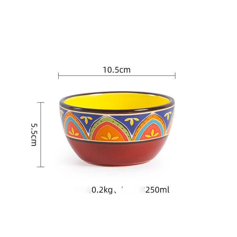 Fiesta Bloom Hand-Painted Ceramic Bowl & Tableware Collection