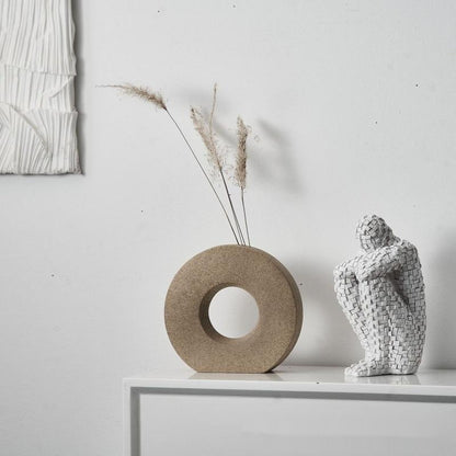 Luna Ring Ceramic Vase Collection