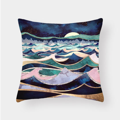 Scenic Landscape Decorative Cushion Cover – Boho Modern Pillowcase