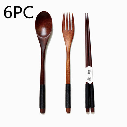 Artisan Wooden Spoon and Fork Set