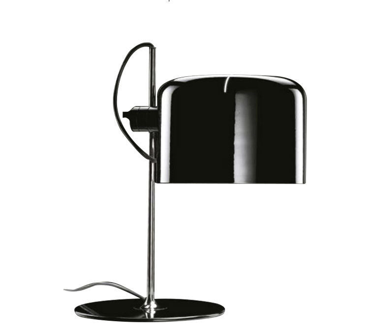 LumoArc™ Minimalist Black & White Table Lamp – Modern Living Room Accent