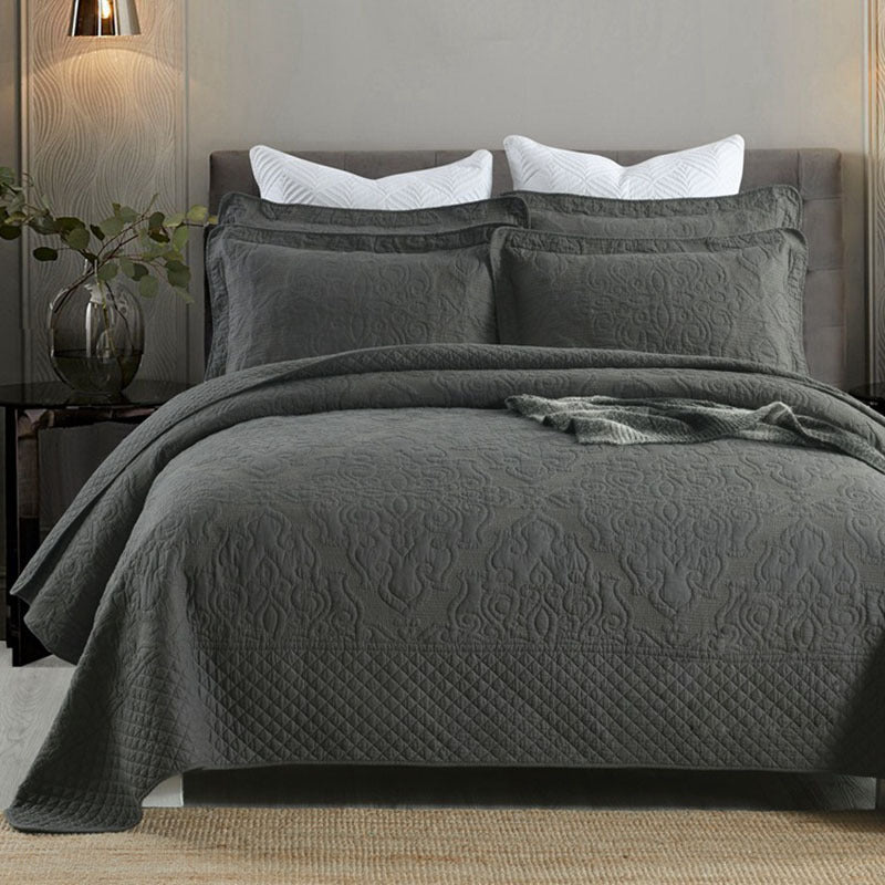 Château Cotton – 3-Piece Quilted Bedspread Set