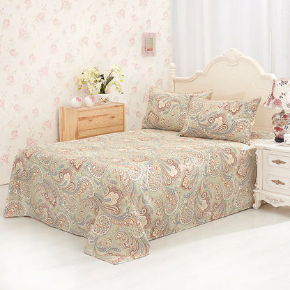 Blossom Breeze – 100% Cotton Floral Printed Sheet Set