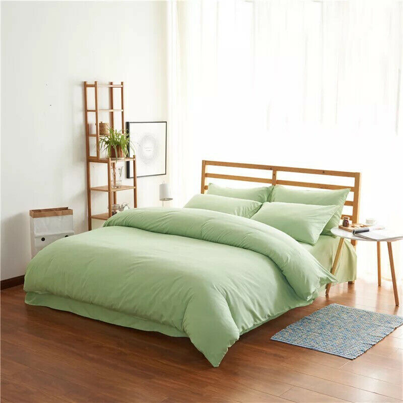 4-Piece Modern Twill Bedding Set – Soft Polyester Fiber with Sheet, Quilt Cover & Pillowcases
