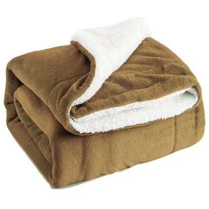 CloudSoft Luxe – Reversible Fleece Throw Blanket (130×160 cm)