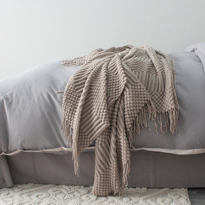 CozyWaffle Textured Throw
