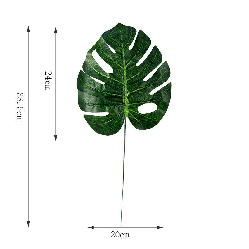 BohoLush Green Leaf Decor Set