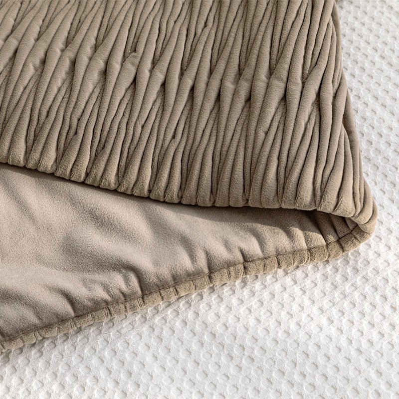 Modern Minimalist Bed Runner and Pillow cover