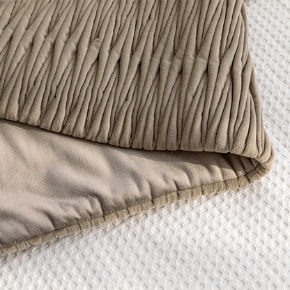 Modern Minimalist Bed Runner and Pillow cover