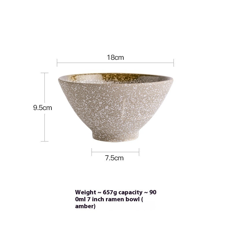 Arashi Hand-Painted Porcelain Soup Bowl