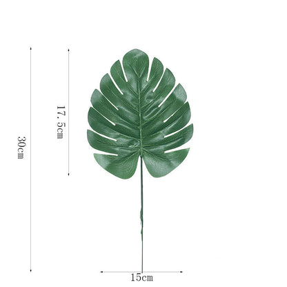 BohoLush Green Leaf Decor Set