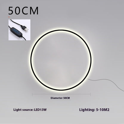 Minimalist Halo LED Wall Lamp