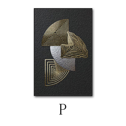 NovaForm™ Abstract Wall Art – Modern Canvas Painting with Aluminum Frame