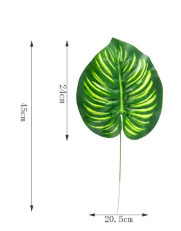 BohoLush Green Leaf Decor Set