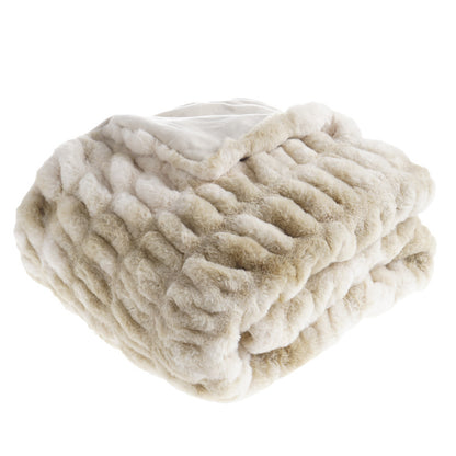 VelvetNest Faux Fur Throw Blanket