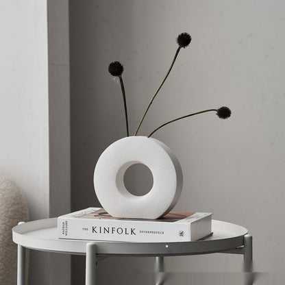 Luna Ring Ceramic Vase Collection