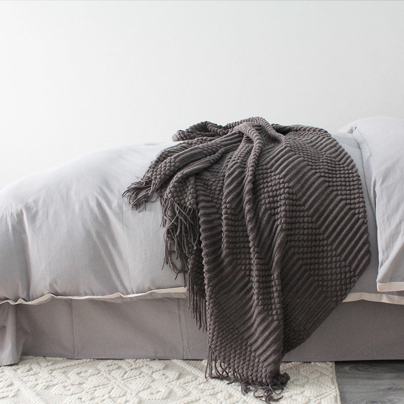 CozyWaffle Textured Throw