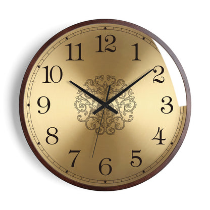 Nordic Elegance Wooden Wall Clock