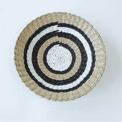 Boho Woven Wall Art Set- Handmade Rattan & Macrame Decor