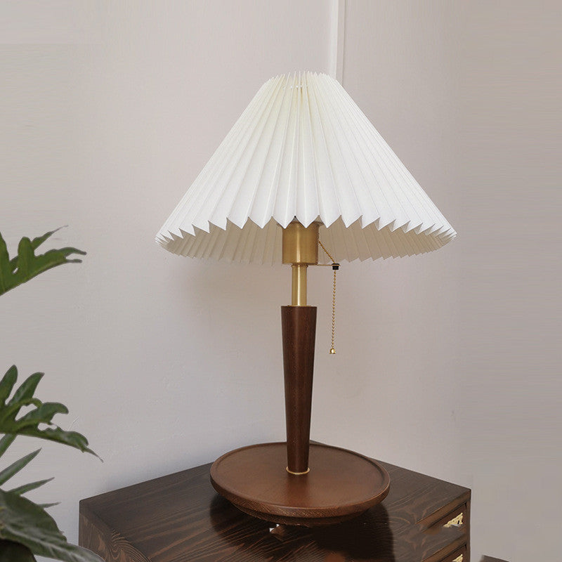 Walnut Japanese Style Lamp