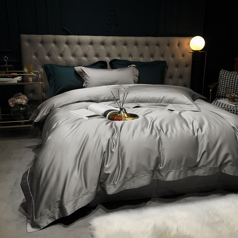 Imperial Elegance – 4-Piece Satin Touch Bedding Set