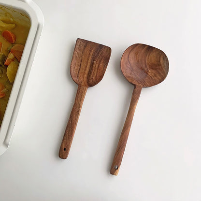 Modern Teak Cooking Utensils