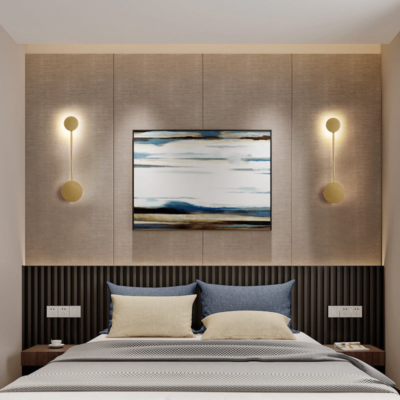 Nordic Minimalist Iron Wall Lamp – Tricolor Modern Accent Light