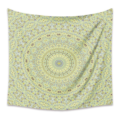 Boho Mandala Wall Tapestry – Rectangular Polyester Hanging Art
