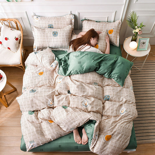 Aloe Cotton Quilted Bedding Set – 3 or 4 Pieces