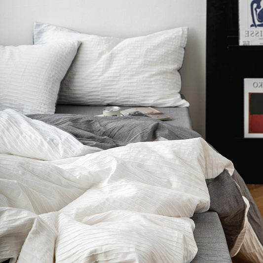 The Serene Weave Bedding Set