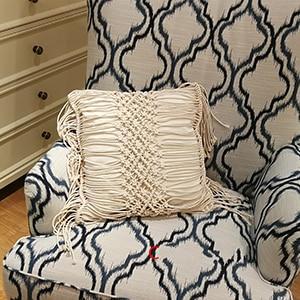 Woven Elegance Cotton Cushion Set