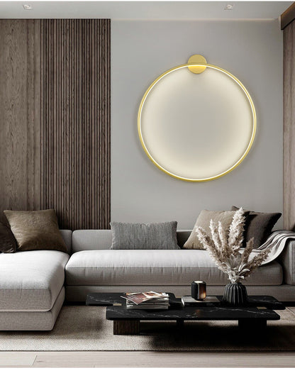 Minimalist Halo LED Wall Lamp