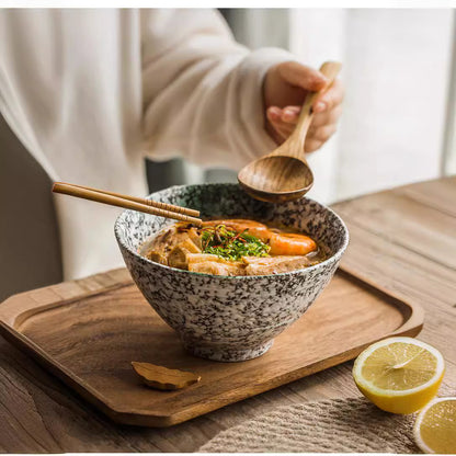 Arashi Hand-Painted Porcelain Soup Bowl